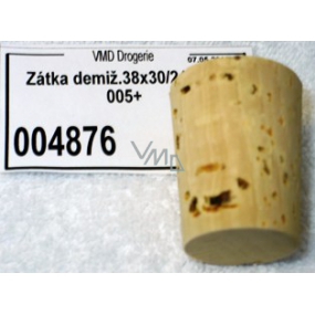 Cemented demijohn cork 38 x 30 x 24 mm, 3 - 5 l