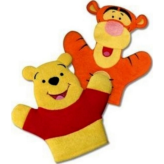 Disney Winnie the Pooh washing cloth for children 22 x 21.3 x 1.5 cm 1 piece