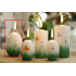 Lima Spring relief butterfly, flower candle white large egg 60 x 90 mm 1 piece