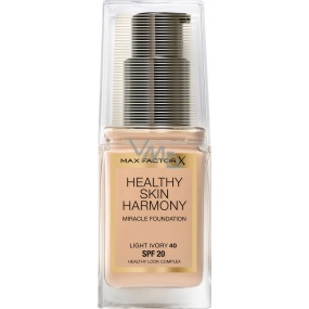 Max Factor Harmony Miracle Foundation Makeup 40 Light Ivory 30 ml
