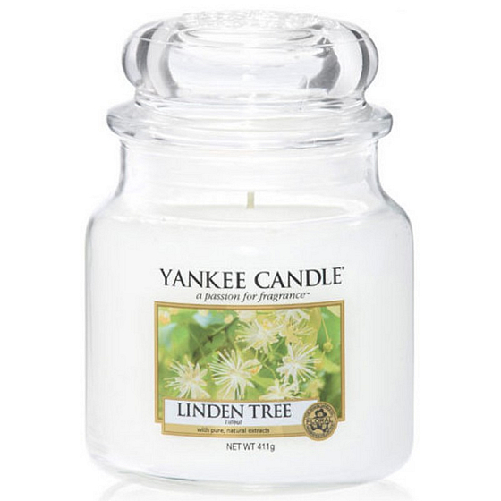 Yankee Candle Linden Tree - Linden scented candle Classic medium glass 411 g