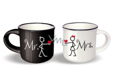 Pair Mini Mugs UNI NPH 004 Mr./Mrs.