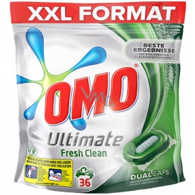 Omo Ultimate Fresh Clean Dualcaps universal capsules for washing 36 doses 928 g