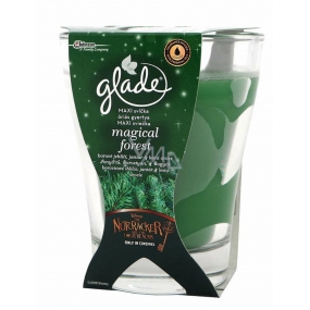 Glade by Brise Magical Forest - Fresh pine needles with festive spices with tones of cinnamon scented large candle in the glass, burning time up to 52 hours 224 g