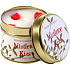 Bomb Cosmetics Kiss under the Mistletoe Scented natural, handmade candle in a tin jar burns up to 35 hours