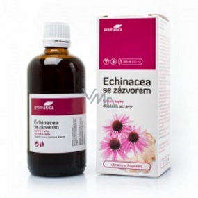 Aromatica Echinacea herbal drops with ginger for defense, immunity, anti-inflammatory, airways 100 ml