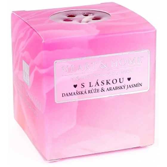 Heart & Home With love Soy scented candle without packaging burns for up to 15 hours 53 g