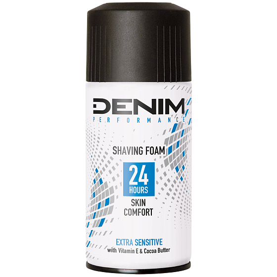 Denim Performance Extra Sensitive Shaving Foam for Men, for Sensitive Skin 300 ml