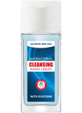 La Rive Antibacterial hand cleansing solution with glycerin 80% alcohol in an 80 ml spray