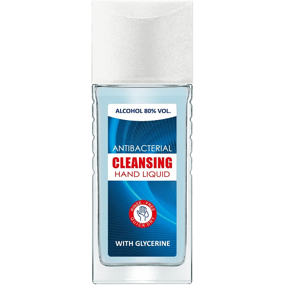 La Rive Antibacterial Hand Cleaning Solution with Glycerin 80% Alcohol in Spray 80 ml