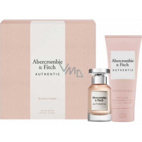 Abercrombie & Fitch Authentic Woman Eau de Parfum for Women 50 ml + Body Lotion 200 ml, gift set