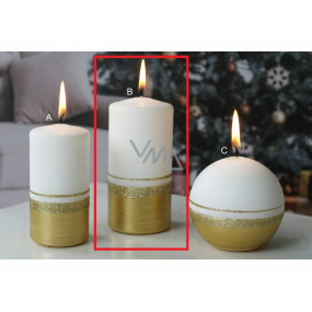 Lima Aroma line candle gold cylinder 60 x 120 mm 1 piece