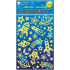 Glow-in-the-dark spaceship stickers 18 x 13 cm