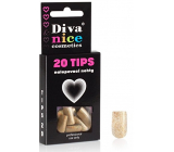 Diva & Nice Tips 20 Adhesive nails gold 20 pieces