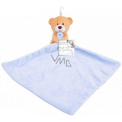 First Steps Sleepwalker with plush head Teddy bear blue 24 x 26 cm