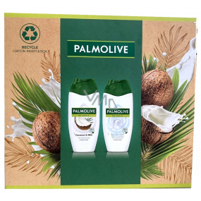 Palmolive Naturals Coconut & Milk Shower Cream 250 ml + Sensitive Skin Milk Protein Shower Cream 250 ml, cosmetic set