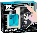 Playboy You 2.0 Loading eau de toilette for men 60 ml + shower gel 250 ml, gift set