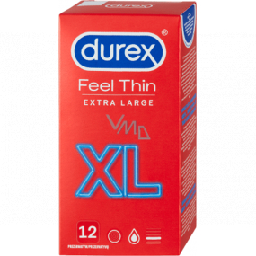 Durex Feel Thin Extra Large Condom XL 12 pieces