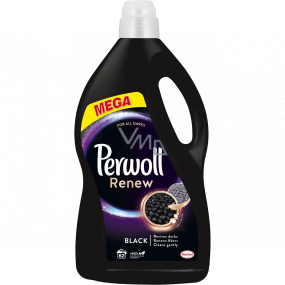 Perwoll Renew Black washing gel restores intense black colour, renews fibres 62 doses 3.72 l