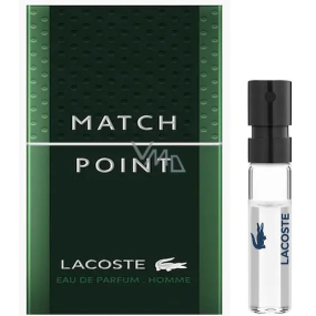 Lacoste Match Point eau de parfum for men 1,2 ml with spray, vial