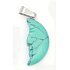 Tyrkenite Moon pendant natural stone, hand cut figurine 2,2 x 10 mm, stone of young people, looking for a life goal