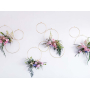 Ditipo Decoration hinge circle metal gold set 20 cm and 28 cm 2 pieces