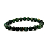 Smaragd African bracelet elastic natural stone, ball 8 mm / 16 - 17 cm, royal stone