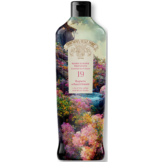 Compagnia Delle Indie 19 Lily of the Valley and White Musks perfumed bath foam 500 ml