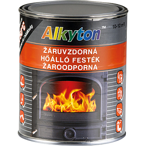 Dupli-Color Alkyton heat-resistant paint up to 750 °C, black, 250 ml