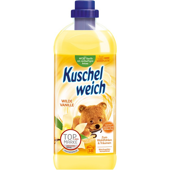 Kuschelweich Fabric Softener Wild Vanilla 38 Washes 1L