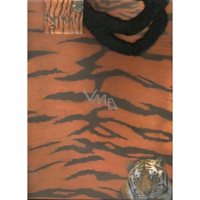 Alvarak Gift paper bag 32 x 26 x 13 cm Tiger 1 piece 07131