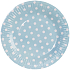 Alvarak Paper plate of various colors and motifs 23 cm 10 pieces