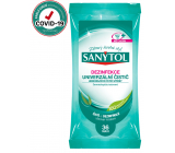 Sanytol Disinfectant cleaning wipes disposable eucalyptus 36 pieces