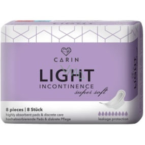 Carine Light Incontinence intimate pads 8 pieces