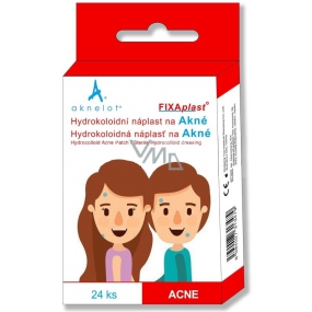 Aknelot Fixaplast Hydrocolloid patch for acne 24 pieces