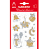 Arch Holographic decorative Christmas stickers with glitter 705-SG gold-silver 8,5 x 12,5 cm