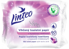 Linteo Wet toilet paper with lactic acid 60 pieces