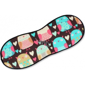 Albi Original Sleeping Mask Owls turquoise 24 x 8.5 cm