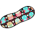 Albi Original Sleeping Mask Owls turquoise 24 x 8.5 cm