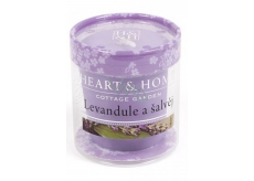 Heart & Home Lavender Soy candle without packaging burns for up to 15 hours 53 g