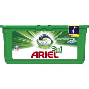 Ariel 3in1 Mountain Spring gel capsules for washing clothes 28 pieces 837.2 g