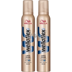 Wella Wellaflex 2-Days-Volume extra strong firming foam hardener 2 x 200 ml, duopack