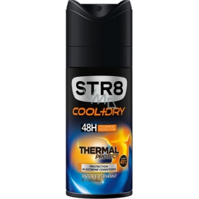 Str8 Cool + Dry Thermal Protect 48h antiperspirant deodorant spray for men 150 ml