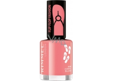 Rimmel London 60 Seconds Flip Flop lak na nehty 406 Coral Blush 8 ml