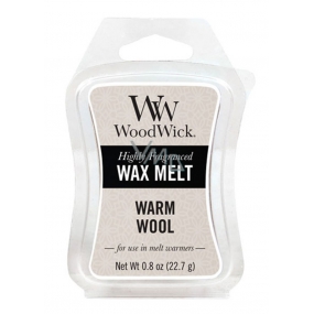 WoodWick Warm Wool - Warm wool fragrant wax for aroma lamps 22.7 g