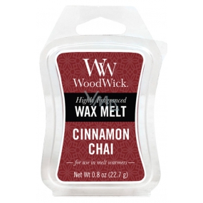WoodWick Cinnamon Chai - Cinnamon and vanilla fragrant wax for aroma lamp 22.7 g