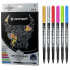 Centropen Anti-stress Coloring Book + 6 Metallic Markers