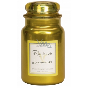 Village Candle Rhubarb Lemonade Scented candle in glass 2 wicks 602 g