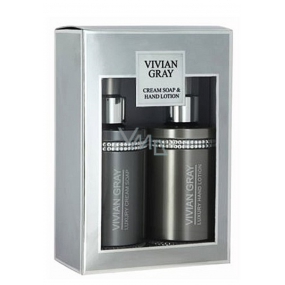 Vivian Gray Crystal Gray Body Lotion 250 ml + 250 ml shower gel, cosmetic set