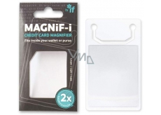 If Magnif-i Credit Card Magnifier in credit card size 2 x magnification